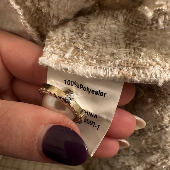 Ivory Tweed Jacket - Picture 10 of 11